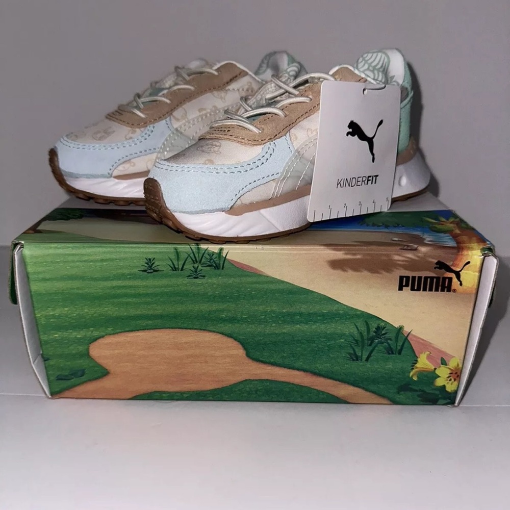 Limited edition puma animal crossing kids shoes size 7C